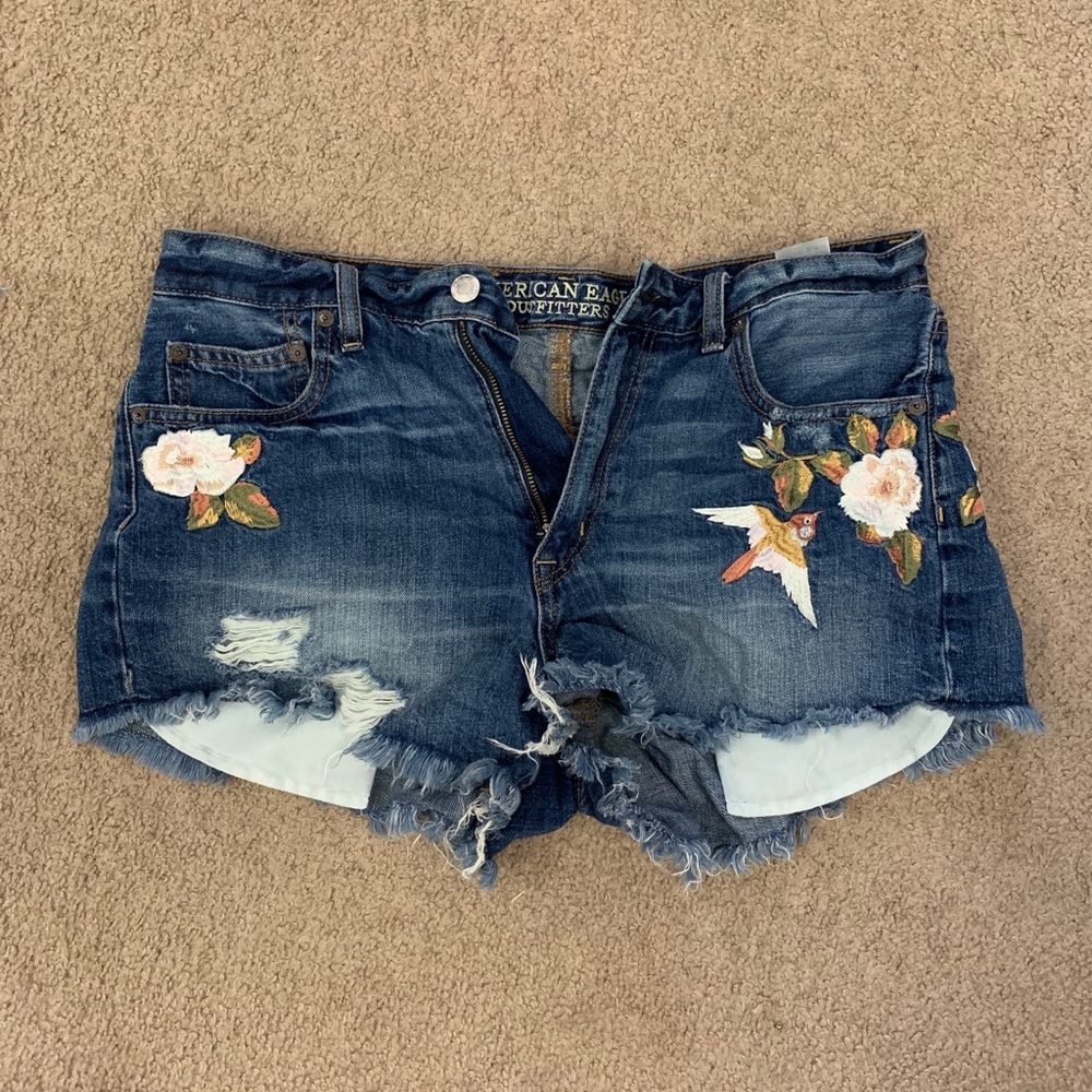 American Eagle Vintage Hi-Rise Festival Shorts